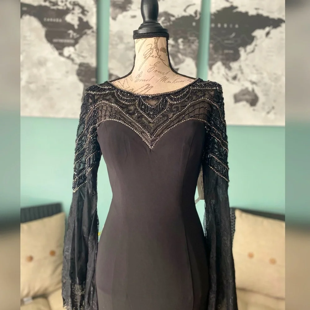 Black evening gown Cinderella Brand - Picture 2 of 4
